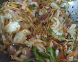 A picture of step 3 of Veg noodles.