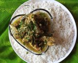 A picture of step 6 of Fish Head Curry.