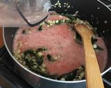A picture of step 3 of Corn and Poblano Pepper Soup.