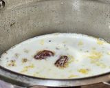 A picture of step 2 of Lapsi - Gujarati Traditional Sweet.