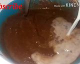 A picture of step 3 of Chocolate cream idly.
