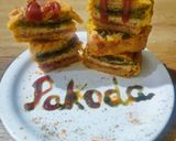 A picture of step 4 of Trio Bread Pakoda.