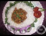 A picture of step 10 of Rajma Rice.