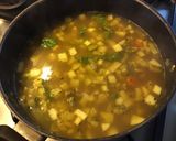 A picture of step 7 of Swiss Chard, Celery Root, Carrot, and Turnip Soup.
