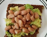 A picture of step 2 of Quick layered breakfast toast.