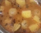 A picture of step 6 of Soya bean with potato.