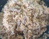 A picture of step 5 of Beef stroganoff with rice.