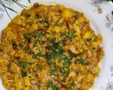 Pikáns gombapörkölt (vegán) recept fázis 4 fotója