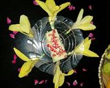 A picture of step 4 of Badam paneer sandesh.