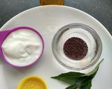 A picture of step 1 of Coconut peanut chutney.