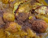 আলু সয়াবিন দিয়ে ডিমের ঝোল (aloo soyabean diye dimer jhol recipe in Bengali) রেসিপির ধাপ 4 ছবি
