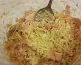 Sajtos-sonkás tojáskorong recept fázis 5 fotója