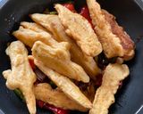 A picture of step 6 of Crispy Chilli Baby Corn.
