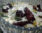 A picture of step 6 of Cucumber pacchadi.