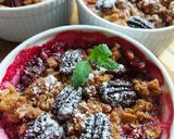 Crumble ze śliwkami krok przepisu 4 zdjęcie