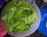 Foto del paso 1 de la receta: Tortilla de espinacas🌱
