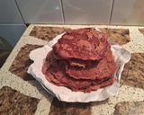 Foto del paso 7 de la receta: Panqueques integrales con jugo de remolacha veganos