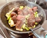 Foto del paso 3 de la receta: Atún, ajetes y patatas con aceite de jamón