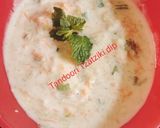 A picture of step 4 of Tandoori Tzatziki dip.