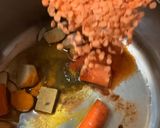 Une image de l'étape 2 de 🎄🧄🧅🥕Lentilles corail 🪸 idée apéro en fête 🥳.