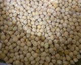 A picture of step 1 of Kalonji Channay Aloo.