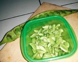 Foto langkah ke 2 dari resep Cumi asin tumis pete.