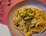 Foto del passaggio 4 della ricetta Carbonara vegetariana