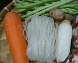 Hình bước làm 1 của món Phở khô xào chay