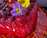 Une image de l'étape 10 de Bavarois à la mousse de framboises et glaçage miroir 😃.