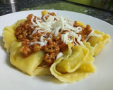 Foto del paso 6 de la receta: Pasta rellena de calabaza con carne picada