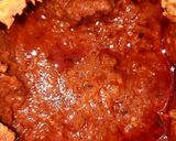 A picture of step 2 of Desi tortilla wrap fusion dish.