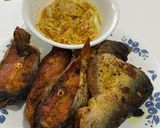 Gambar langkah 3 resipi Patin Temerloh goreng.