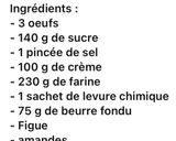 Une image de l'étape 1 de Cake 🪺figues noix 🌰 pistaches 🍯.