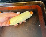 A picture of step 7 of Pigs in a Blanket.