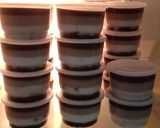 Foto langkah ke 4 dari resep Puding lapis oreo milo coklat.