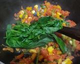 A picture of step 3 of Spinach and Vegetable Soup.
