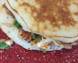 A picture of step 10 of Oats uttapam sandwich.