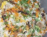 A picture of step 9 of Beef biryani.