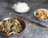 A picture of step 4 of Beef Bulgogi 🥩🥢.