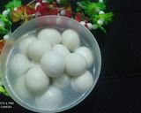 A picture of step 11 of Chenna Rasgulla.