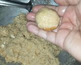 A picture of step 5 of Panchdhari ladoos.