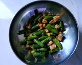 Foto langkah ke 3 dari resep Nasi tim tempe buncis alakadarnya.