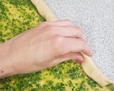 Foto del paso 9 de la receta: Corona trenzada de pan con pesto