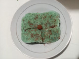 Cake Singkong Kukus Bunga Telang