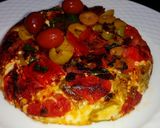 A picture of step 6 of Lunch Meat Egg Frittata by Chef Hamdy Morsy.
