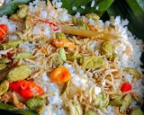 Foto langkah ke 6 dari resep Nasi liwet ikan teri.