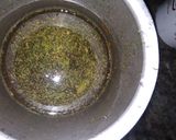 A picture of step 3 of Jaggery and mint sharbat.