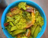 ফুলকপি আলু চিংড়ি(foolkopi aloo chingri recipe in Bengali) রেসিপি ধাপ - 5 ছবি
