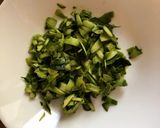 A picture of step 1 of Parwal (Pointed Gourd) Peel Pakora / Fritters.