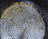 A picture of step 1 of Cumin mint lassi.